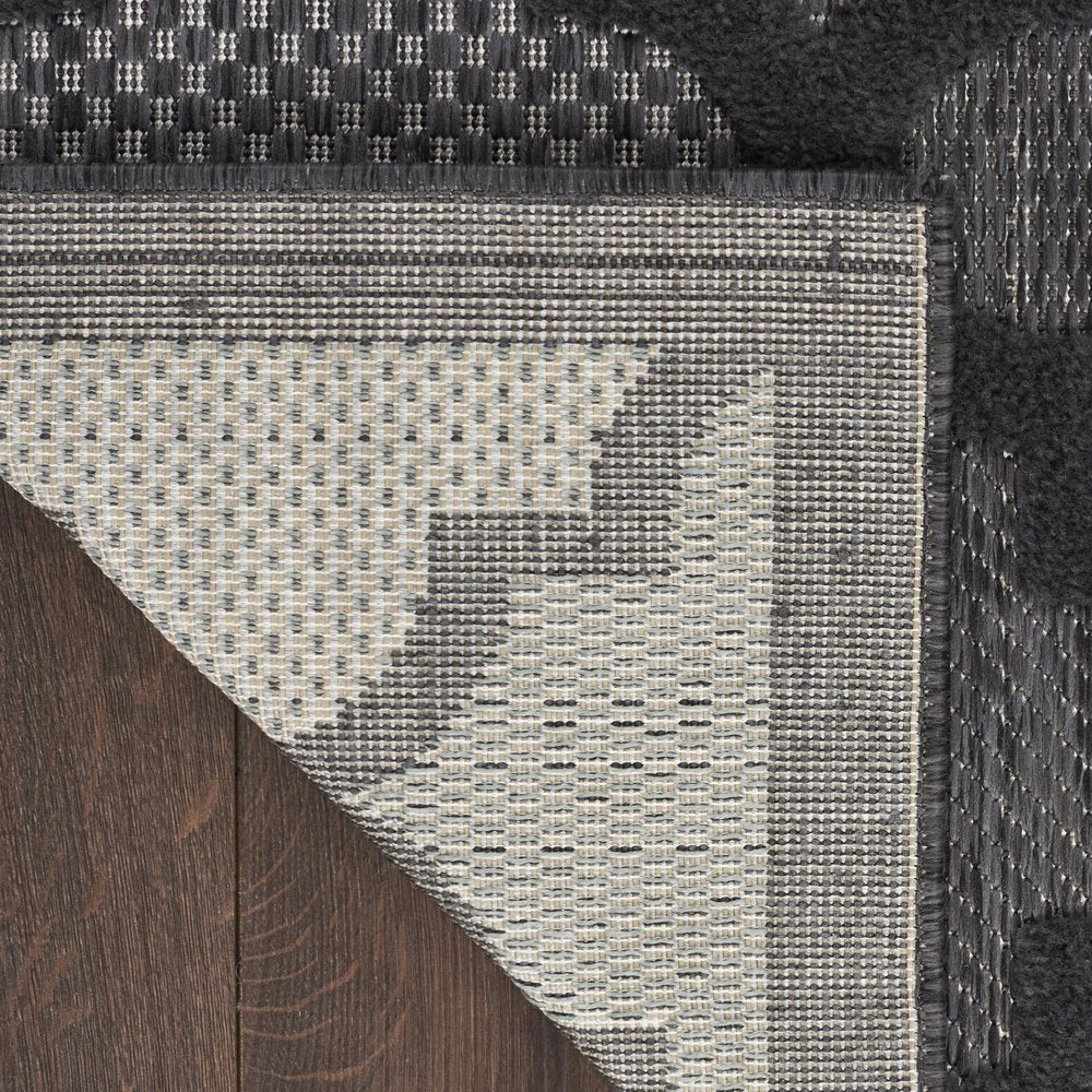4' X 6' Charcoal Indoor Outdoor Area Rug