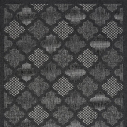 4' X 6' Charcoal Indoor Outdoor Area Rug