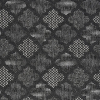 5' X 7' Charcoal Indoor Outdoor Area Rug