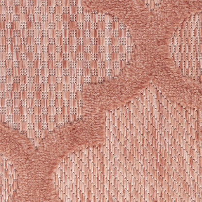 4' X 6' Coral Indoor Outdoor Area Rug