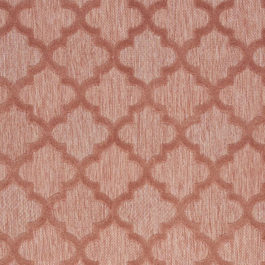 4' X 6' Coral Indoor Outdoor Area Rug