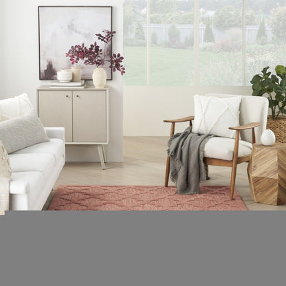 4' X 6' Coral Indoor Outdoor Area Rug