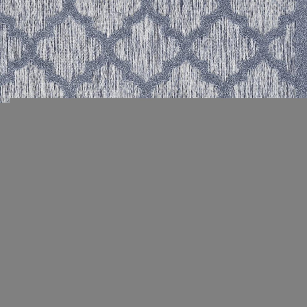 5' X 7' Denim Blue Indoor Outdoor Area Rug