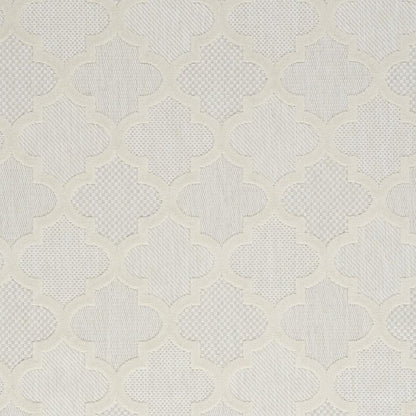 4' X 6' Ivory Indoor Outdoor Area Rug