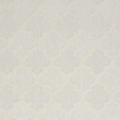 5' X 7' Ivory Indoor Outdoor Area Rug