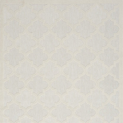 5' X 7' Ivory Indoor Outdoor Area Rug