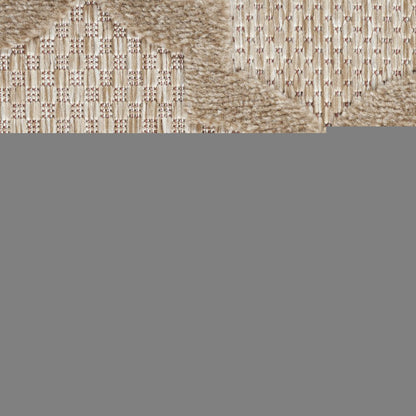4' X 6' Beige Indoor Outdoor Area Rug