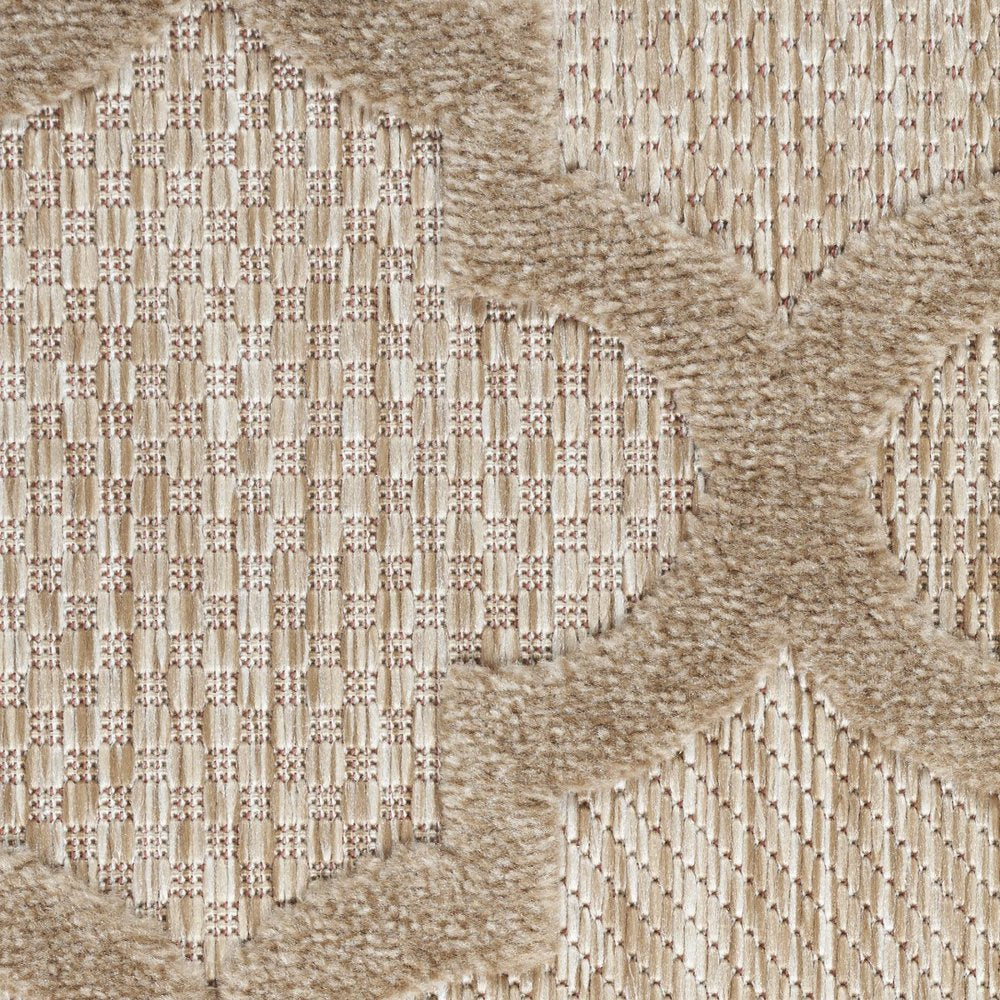 4' X 6' Beige Indoor Outdoor Area Rug