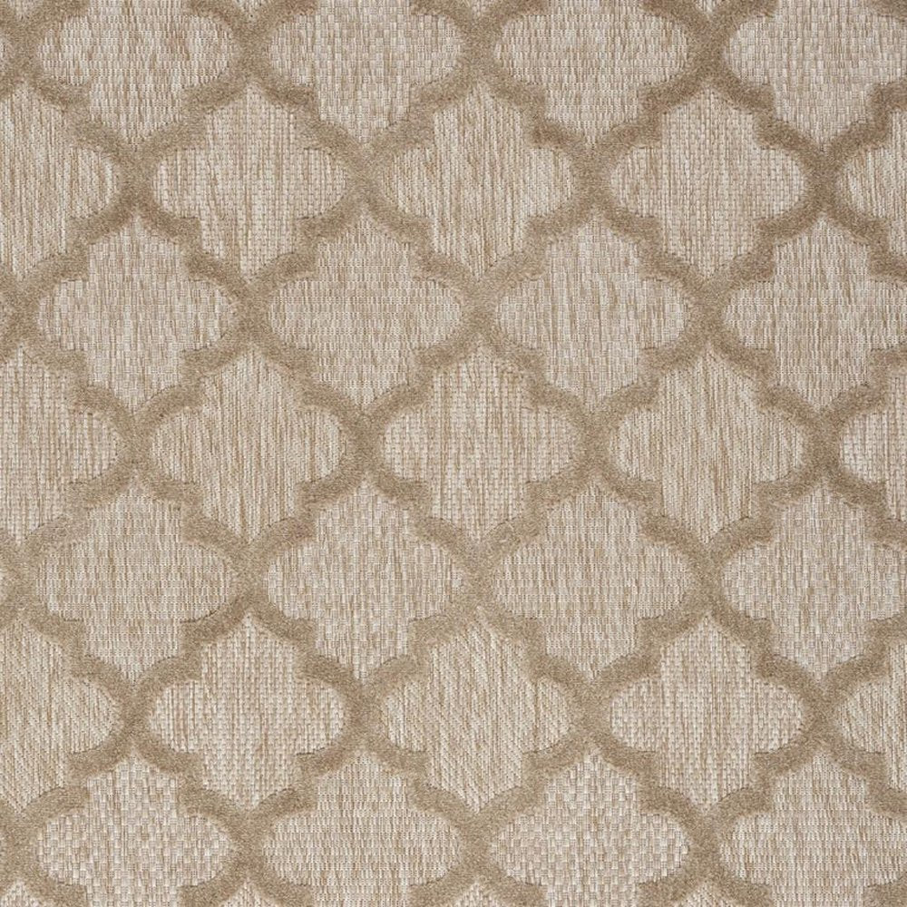 4' X 6' Beige Indoor Outdoor Area Rug