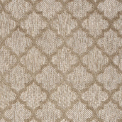 4' X 6' Beige Indoor Outdoor Area Rug