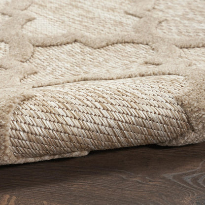 4' X 6' Beige Indoor Outdoor Area Rug