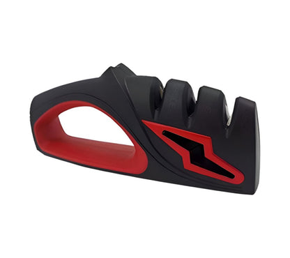 Black And Brown Wood Seven Piece Cutlery Set