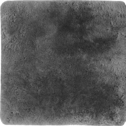 17" Charcoal Medical Sheepskin Chair Pad