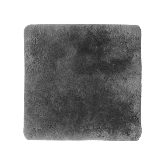 17" Charcoal Medical Sheepskin Chair Pad