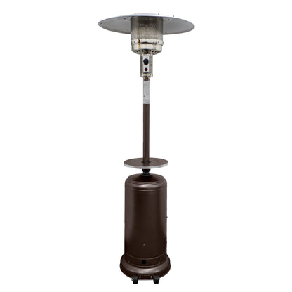 48000 BTU Bronze Steel Propane Cylindrical Pole Standing Patio Heater