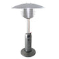 11000 BTU Silver Steel Propane Cylindrical Pole Tabletop Patio Heater
