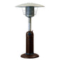 11000 BTU Bronze Steel Propane Cylindrical Pole Tabletop Patio Heater