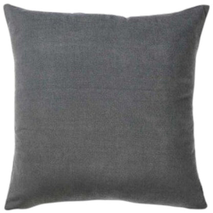 Set of Two 22" Gray Throw Pillow Covers