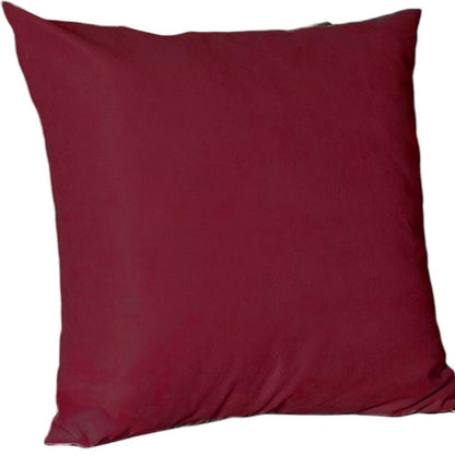 Set of Four 22" Red Throw Pillow Covers
