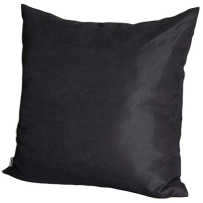 Set of Four 22" Black Throw Pillow Covers