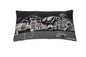 Dark Gray And White Jackson Nighttime Skyline Lumbar Decorative Pillow