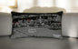 25" Black New Orleans Nighttime Skyline Lumbar Decorative Pillow