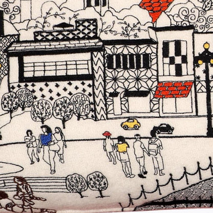 14" X 35" Cream Hometown Pride Wool Lumbar Throw Pillow