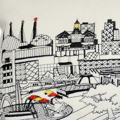 14" X 35" Cream Hometown Pride Wool Lumbar Throw Pillow