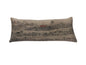 14" X 35" Cream Los Gatos Daylight Skyline Lumbar Decorative Pillow