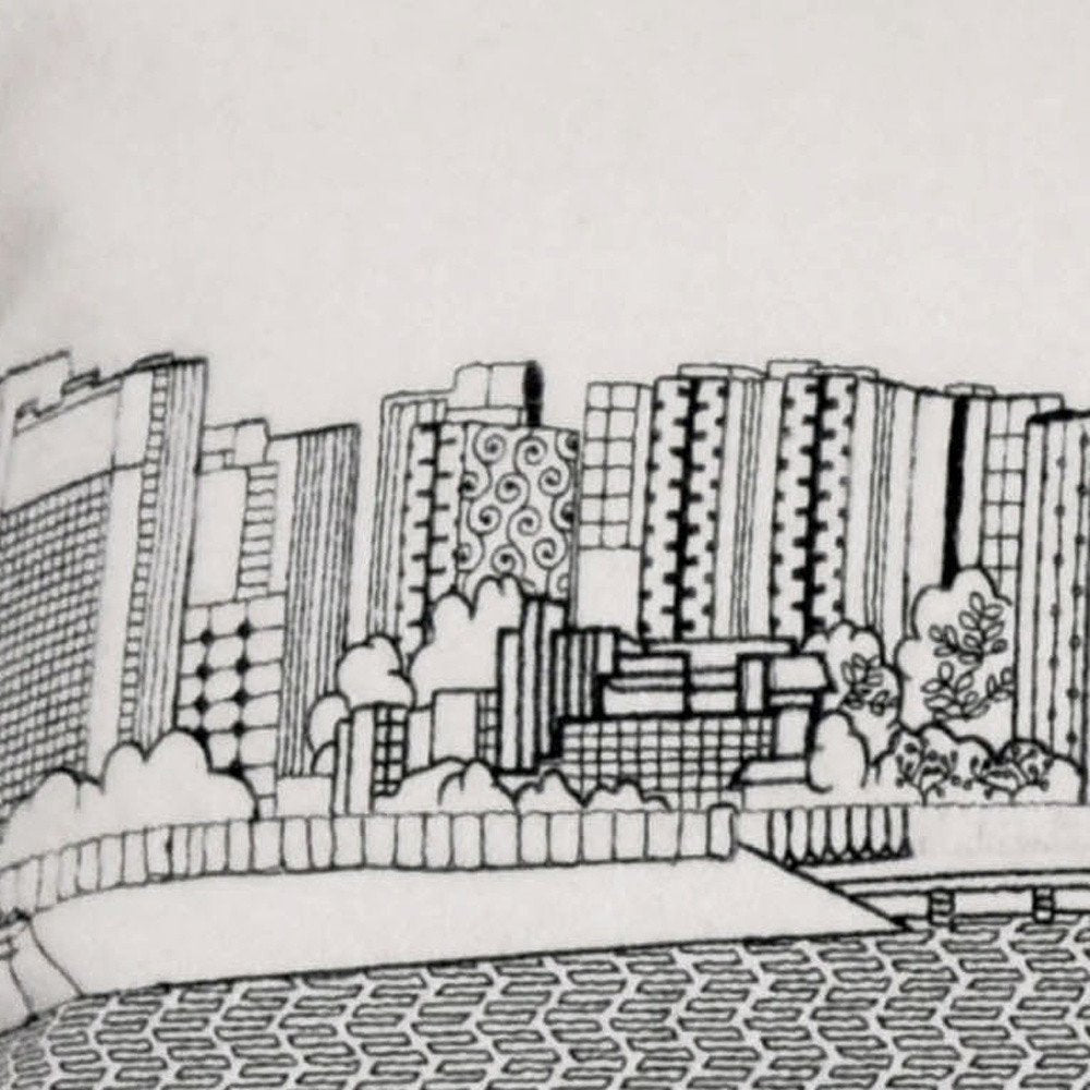 14" X 35" Cream Hometown Pride Wool Lumbar Throw Pillow