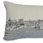 14" X 35" Cream Milwaukee Daylight Skyline Lumbar Decorative Pillow