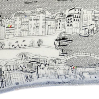 14" X 35" Cream Hometown Pride Wool Lumbar Throw Pillow