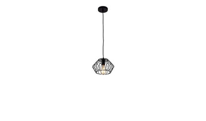 Black Unique Statement Metal Dimmable Chandelier With Black Shades