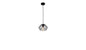 Black Unique Statement Metal Dimmable Chandelier With Black Shades