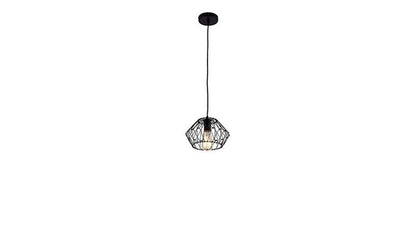 Black Unique Statement Metal Dimmable Chandelier With Black Shades