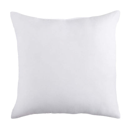 20" X 20" White Blown Seam 100% Cotton Throw Pillow Insert