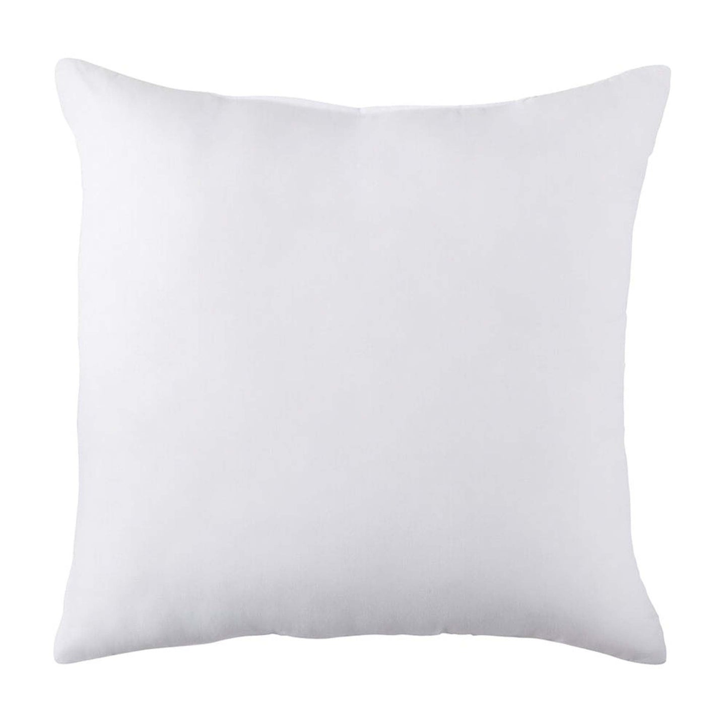 20" X 20" White Blown Seam 100% Cotton Throw Pillow Insert