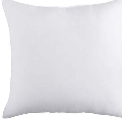 Set Of Two 20" X 20" White 100% Cotton Blown Seam Pillow Insert