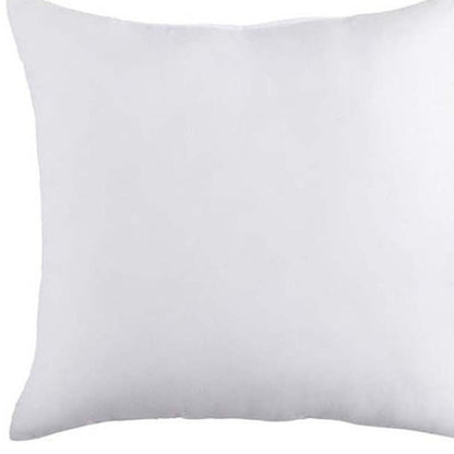 Set Of Two 20" X 20" White 100% Cotton Blown Seam Pillow Insert