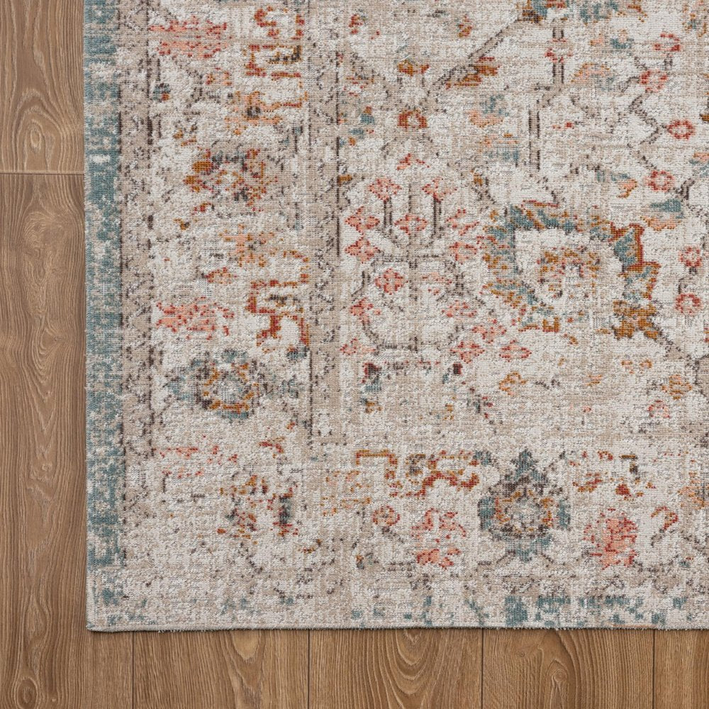 8' X 10' Beige Indoor Outdoor Area Rug