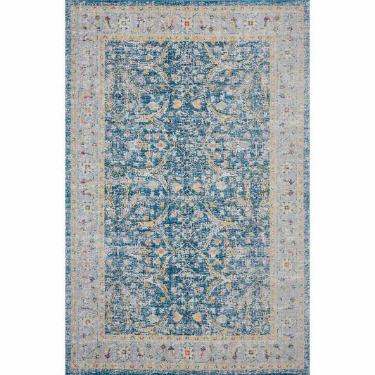8' X 10' Blue Indoor Outdoor Area Rug