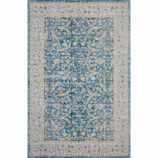 8' X 10' Blue Indoor Outdoor Area Rug