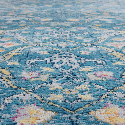 8' X 10' Blue Indoor Outdoor Area Rug