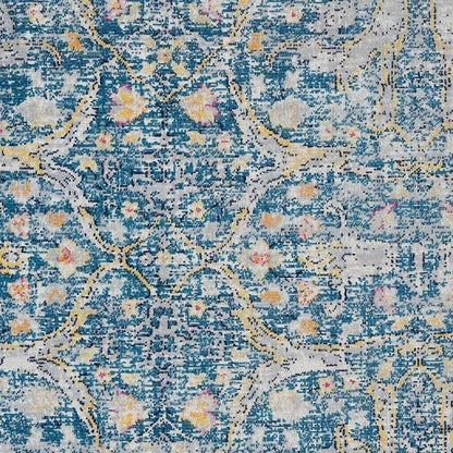 8' X 10' Blue Indoor Outdoor Area Rug