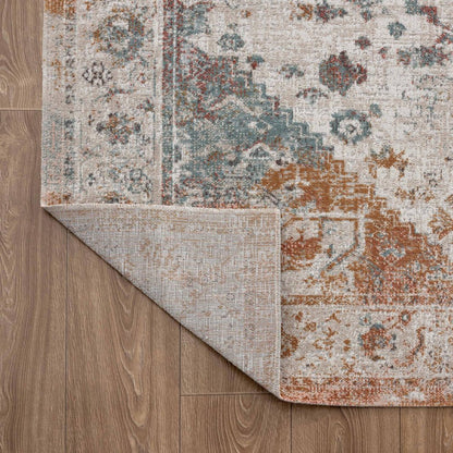 8' X 10' Beige Indoor Outdoor Area Rug