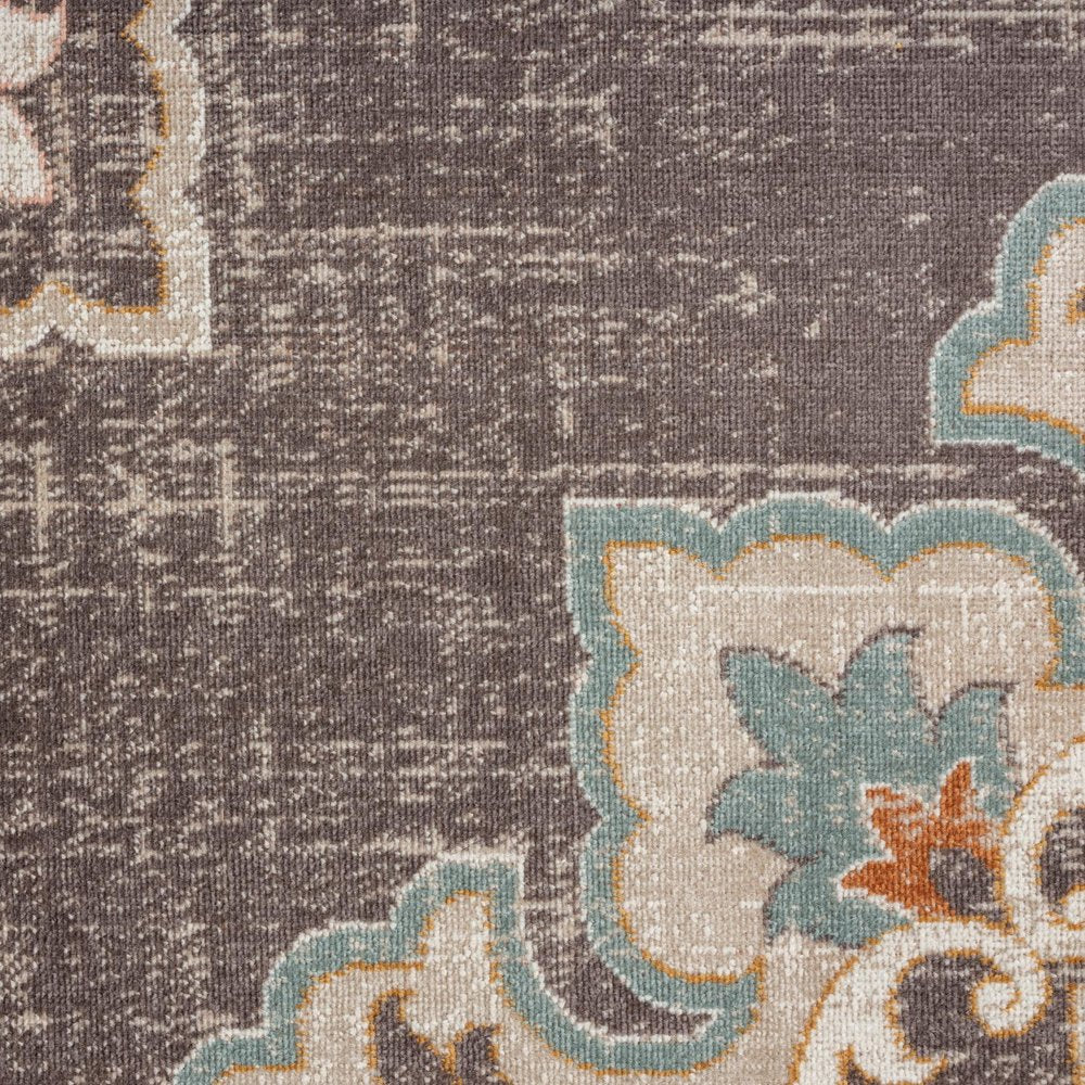 8' X 10' Brown Indoor Outdoor Area Rug