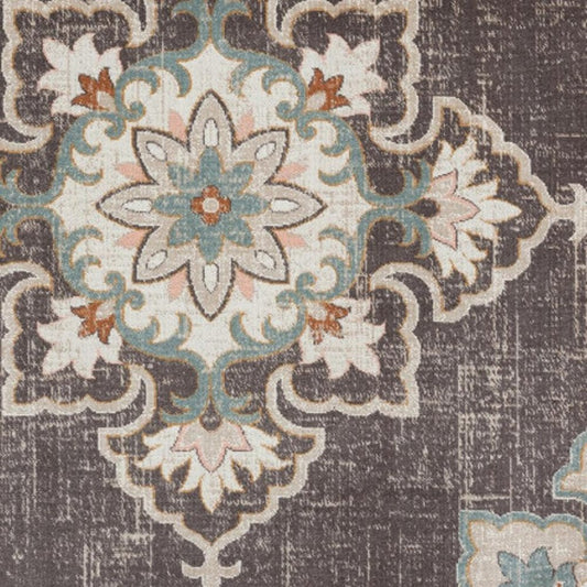 8' X 10' Brown Indoor Outdoor Area Rug