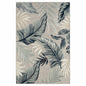 5' X 7' Blue And Gray Indoor Outdoor Area Rug