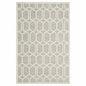 8' X 10' Gray And Ivory Indoor Outdoor Area Rug