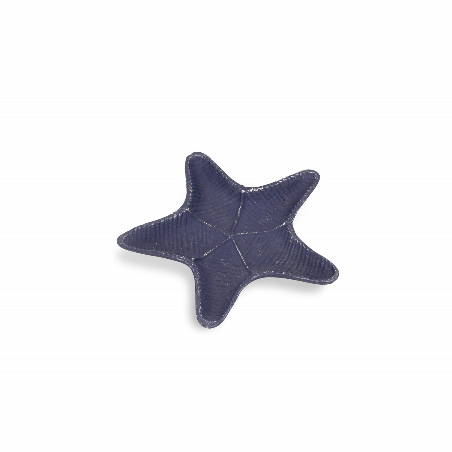 8" Blue Starfish Cast Iron Vanity Tray